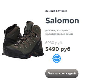 Зимние ботинки Salomon